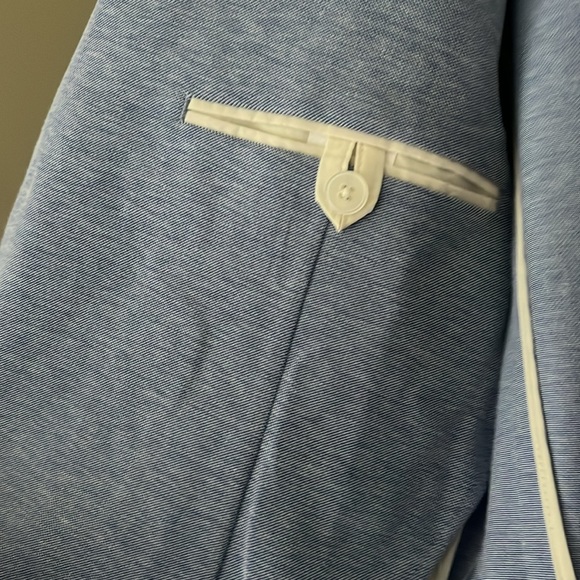 1960 Blue Sports Coat Jacket Slim Fit - Picture 4 of 7